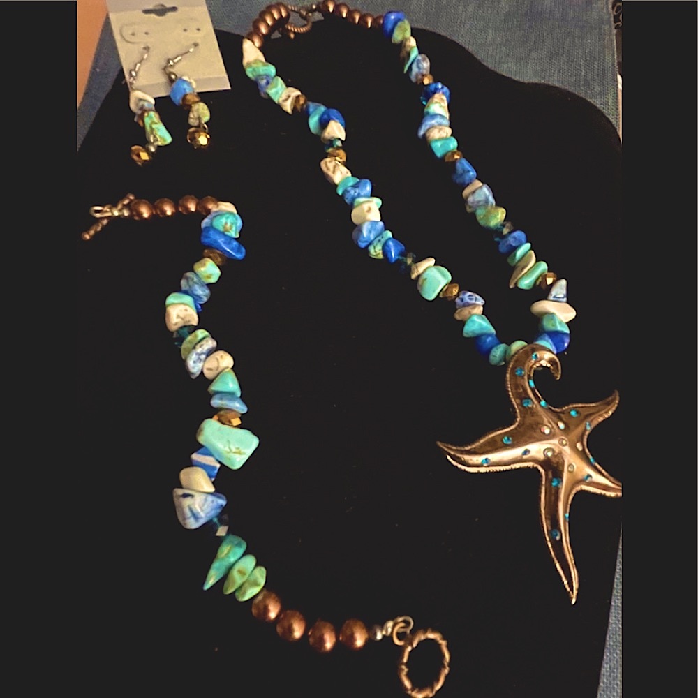 Necklace, Bracelet & Earrings